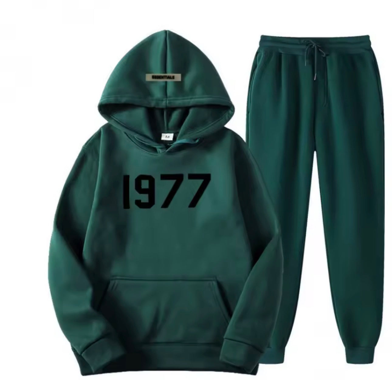 סט קפוצ׳ון פרימיום גזרה אובר סייז יוניסקס Street 1977 Set