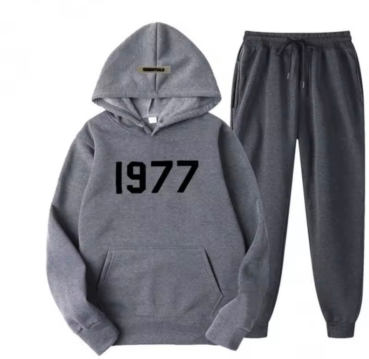 סט קפוצ׳ון פרימיום גזרה אובר סייז יוניסקס Street 1977 Set