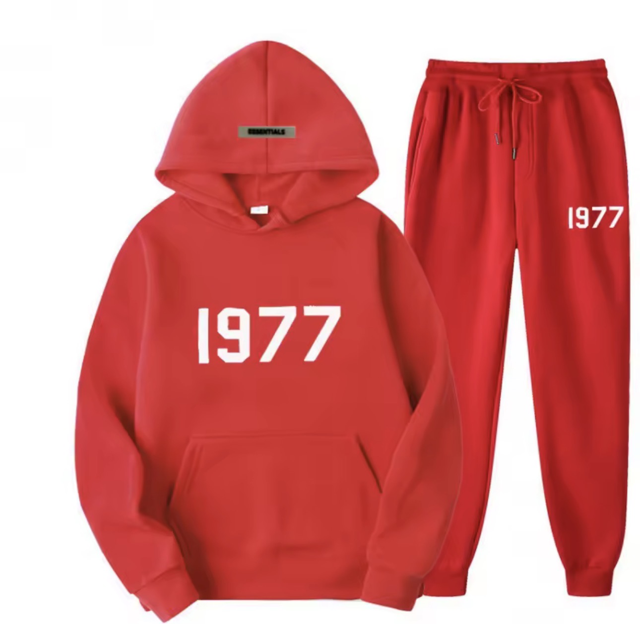 סט קפוצ׳ון פרימיום גזרה אובר סייז יוניסקס Street 1977 Set